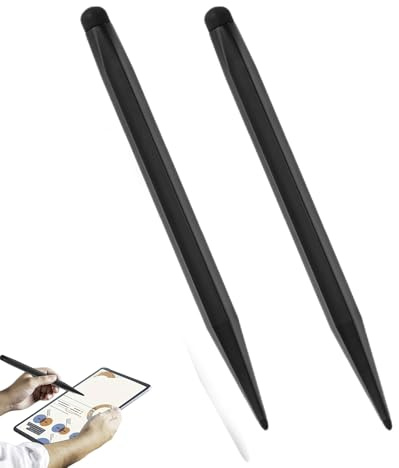 2 Piezas Lápizs para Tablet, Bolígrafo De Pantalla Táctil De Doble Punta, Lápizs Capacitivo Pantallas Táctiles, Alta Sensibilidad LápiPizarra Digital, LápizsElectrónico Tablet para Dibujar