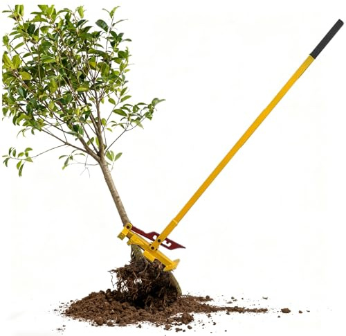 Extracteur de Poteaux de Clôture Extracteur de Racines Robuste pour Petits Arbres, Outil de Levage pour Arracher les Souches de Poteaux de Clôture Cassés, Lève-Pieux Robuste