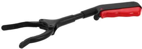 Mikinona Pinza para Recoger Basura con Mango Ergonómico Alargador Resistente para Personas Mayores Movilidad Reducida Herramienta de Agarre Fuerte para Residuos Uso Hogar y Exterior