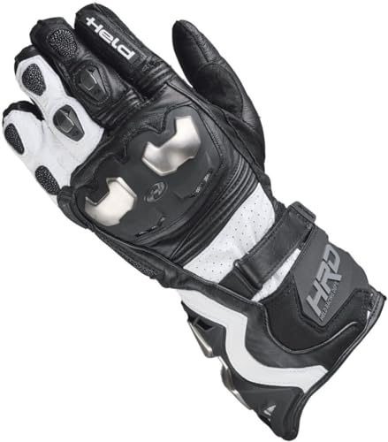 Held Titan XR2 Motorrad Handschuhe, schwarz/weiß, 9