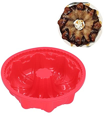 FLEXMAN Tortiera Antiaderente da 9,4 Pollici, Stampo per Torte Fai da Te in Silicone Tridimensionale a Forma di Zucca Grande per Forni, Microonde, Frigoriferi, Lavastoviglie
