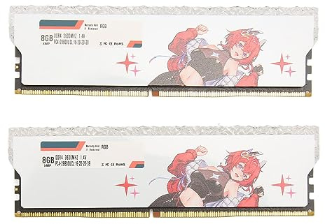Yctze Ddr4 Ram, 3600mhz Pc4 28800 Cl16 20 20 38 1.35v Gaming Desktop Memory Module med Xmp2.0 överklockning, för Mystic Light Polychrome Sync Rgb Control (16 GB (2x8 GB))