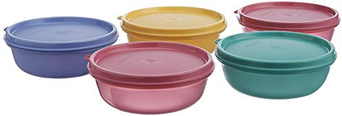 Tupin Tupperware Buddy Schüssel Set 300ml 5 Stück (Farbe kann variieren)