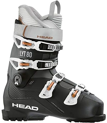 HEAD Edge LYT 80 Botas de esquí para mujer Negro/Cobre 23.5