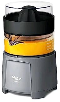 Oster Electric Citrus Juicer, High-Performance Silver 75 Watt Motor Electric Orange Juice Squeezer for Oranges, Lemons, and Limes