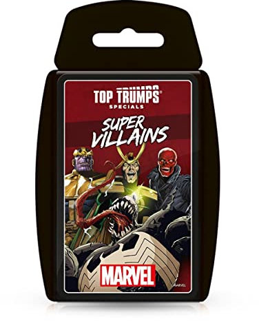Top Trumps Specials Marvel Super Villains Card Game, Red, WM01074-EN1-6