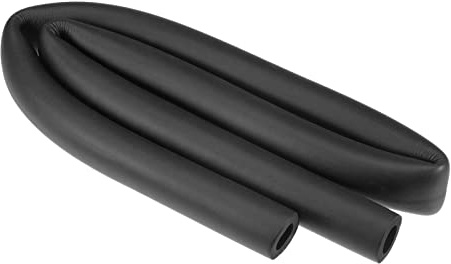 QUARKZMAN Schaumstoff Griff Schlauch Flexibel 18mm x 30mm 1m Schwarz | Rutschfest, Für Möbel und Industrie und Elektronische Geräte