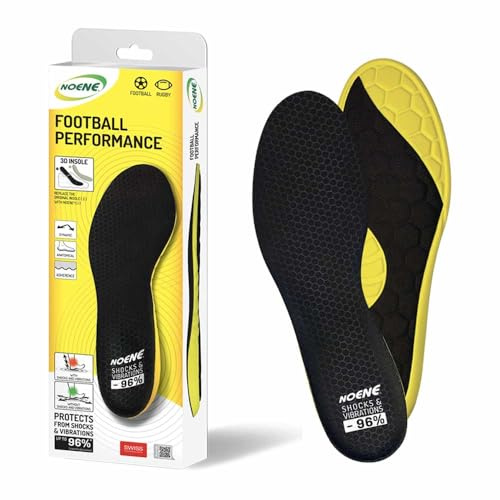 NOENE Football Performance - Inserto sportivo per ammortizzazione, supporto, comfort (39-41)