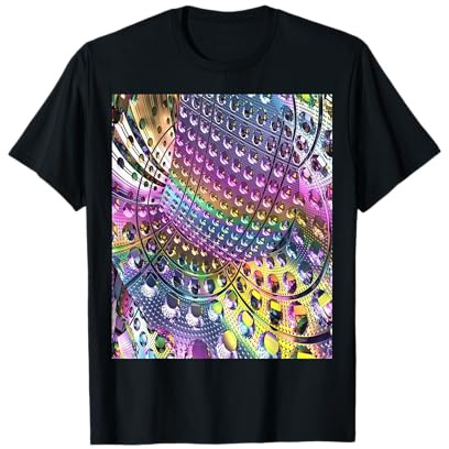 Art fractale de rainure en titane T-Shirt