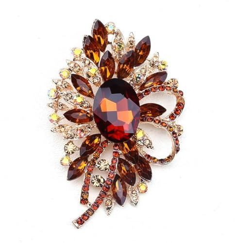 COLLBATH Blommig Strass Brosch Märke Brosch Cameo Brosch Glas Brosch Kristall Brosch Nål Blomma Brosch Rolig Brosch Vacker Brosch Kvinnor Bröstnål Vintage Brud Fest