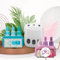Juego de soporte y recambio para ambientador, difusor enchufable de algodón fresco de 20 ml, tulipanes rosas y jazmín blanco de 20 ml, y dispositivo de enchufe de 3 voluciones, paquete de 3,