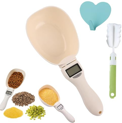 Food Measuring Scoop Scale, Digital Measuring Spoon Scale, Highly Accurate Measuring Spoon Scale with LCD Screen Display, Food Measuring Scoop for Dispensing Food and Condiments (1PCS)