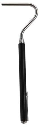 Gralara Schlangenhaken Reptilienhandling Werkzeug Reptiliengräbe Schlangenfänger ohne Schaden an der Schlange, Schwarz