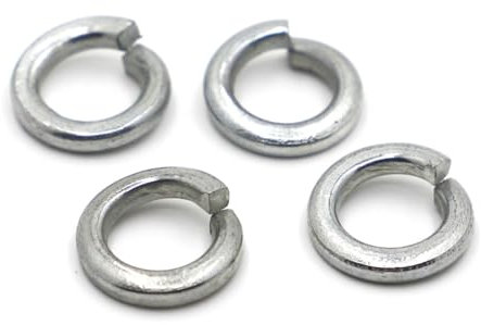 M2 M2.5 M3 M4 M5 M6 M8 M10 M12 M14 M16 M20 M22 M24 GB93 Acciaio zincato Molla Spaccata Rondella di sicurezza Guarnizione elastica Rondella di sicurezza(10pcs M16)