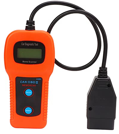 Herramienta de escáner OBD2 Código de Motor de automóvil Reader Herramienta de diagnóstico para automóvil con Pantalla LCD 10 12 V DC Compatibilidad para Diagnóstico de vehículos