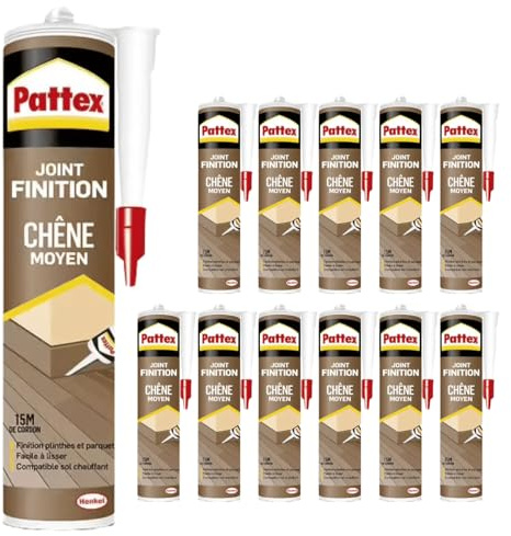 Elastischer Fugenkitt Eiche Hell – Für Sockelleisten, Türzargen & Dehnungsfugen im Innenbereich (12 x 280ml)
