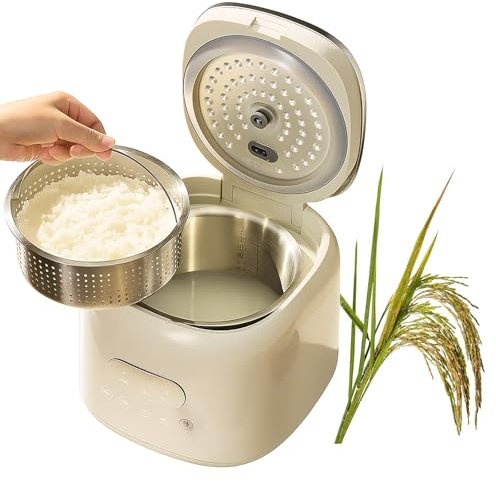 Cuiseur À Riz, Cuiseur À Riz 2,5 L, Multi-cuisinière 8 en 1 avec Casserole Antiadhésive, 24H Keep Warm & Delay Timer, Smart Electric Rice Cuisineur