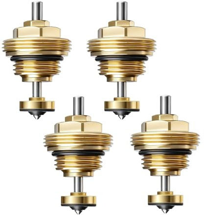 4 Stück Fußbodenheizungskrümmer M30 X 1,5 mm, G1/2 Fußbodenheizungskrümmer Rücklaufbolzen Ventileinsatz, Für Verteiler,Wasserverteiler Zubehör Für Ufh Stellantrieb,Fußbodenheizung Krümmer (4)