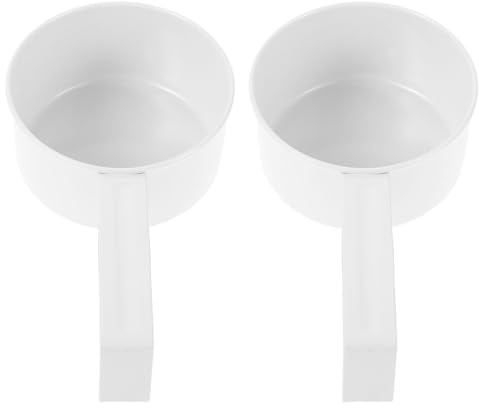 Toyvian 2pezzi Cucchiaio Dosatore per Polvere in Metallo Misurini per Detersivo in Polvere Cucchiai per Porzioni di Cibo per Animali Misurino per Farina Utensile da Cucina Multiuso