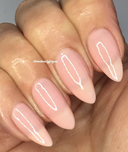 Bluesky Pastel 2 PA02 Pastel Peach Nail Gel Polish UV LED Soak Off 10ml PLUS 2 Luvlinail Shine Wipes