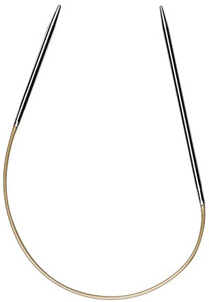 Addi AD1107025-05.00 Rundstricknadel, Gold, 5mm