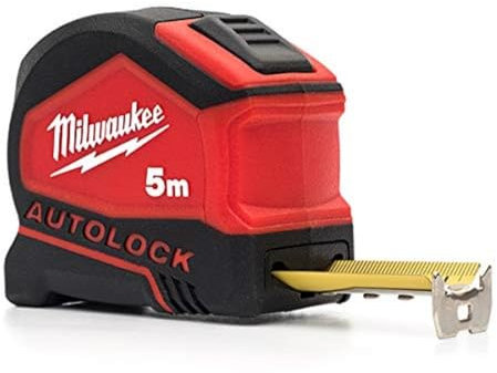 Milwaukee Flexómetro Autolock 5m x 27mm (cajas de 6)
