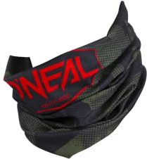 O‘NEAL | Halsduk rör halsduk | Mountain Bike Motocross Enduro Motorcykel | obehindrad, för bättre bärkomfort, elastiskt tyg | Halsvärmare | Vuxna | Svartgrön | En storlek