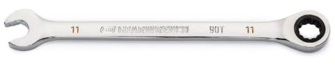 GEARWRENCH 11mm 4 Degree Swing Arch 12 Point Ratcheting Combination Wrench - 86911