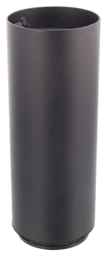 WAGNER Möbelbein/Tischbein/Möbelfuß/Verstellfuß Telescope - Ø 60 x 160-250 mm, ausziehbar, Industriestahl pulverbeschichtet schwarz matt - 12186001