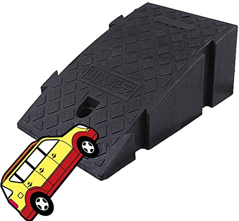 Rampe de Chargement, Portable Antidérapantes Rampes de Seuil Légère Rampe De Bordure, Multifonction Rampe Plastique pour Allée Trottoir Voiture Camion Scooter Vélo Moto