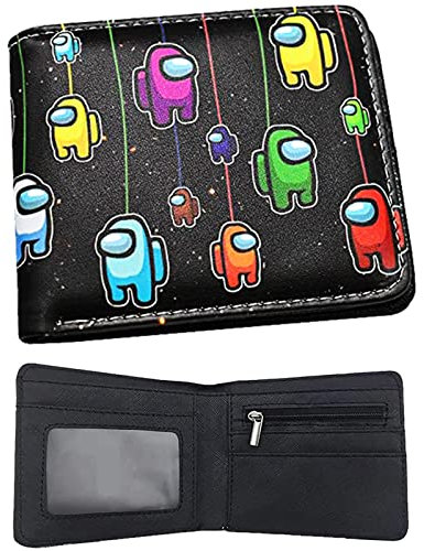 Dilightnews Karikatur Geldbörsen, Among Jungen Us Geldbörse Kinder Jungen,Jugend Karikatur Geldbeutel, Karikatur Portemonnaie, Geschenkidee Kinder Geldbörse, Kinder Geburtstagsgeschenk, Jungen