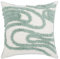 VanderHOME Funda de Cojín Decorativas de Terciopelo Blando Lindo Fresco Patrón Bordado Funda de Almohada Suave Funda Cojíns de Cuadrado Dormitorio Salón 45*45cm Green-Bambú Verde