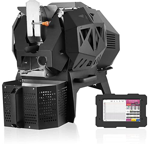 HYQNG Coffee Roaster Machine Commercial 400g/600g Coffee Bean Roaster Machine, Electric Coffee Bean Roasting Machine with Automatic Chaff Collector Quick Response Ror Data Real-Time Recorded Curve