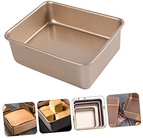 Hoement 1stück Quadratische Backform Antihaftbeschichtete Kuchenplatte Praktische Backform Für Brote Und Kuchen Für Küche