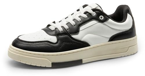 DREAM PAIRS Herren Sneaker Walkingschuhe Schuhe Tturnschuhe Herrenschuhe,Size 43,Schwarz/Weiss,DMUMFN2501