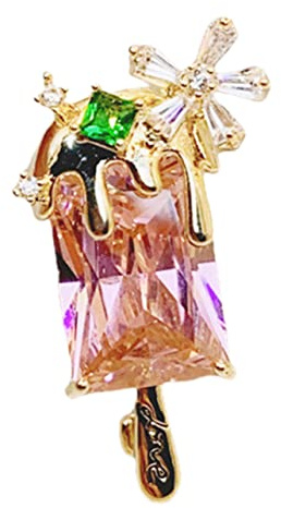 IMIKEYA Broche à Épingle En Cuivre Bijoux Fantaisie Déco Vêtements Femme Épingles à Vêtements Pince à Linge Pour Robe Châle Cérémonie Taille Petite Cristal Été