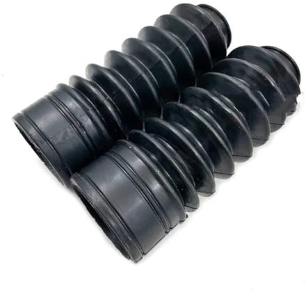 DGHBNP Copertura per Ammortizzatore Moto Adatto per Triumph Bonneville Bobber T100 T120 T900 Street Twin 2 Pezzi 42 mm soffietti Forcella Anteriore Ammortizzatore