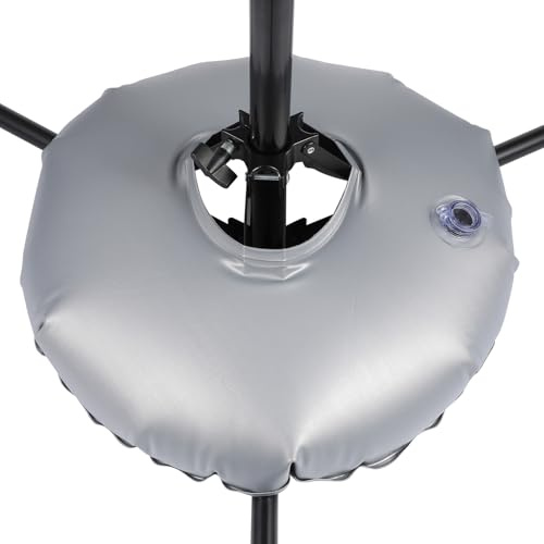 DECHOUS de Lestage Eau pour Base Parasol de Plage Renforcé et Résistant Au Vent Accessoire Léger PVC pour Terrasse et Extérieur