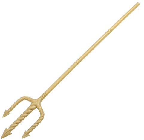 WATIIFUFU Forchetta del Diavolo Decorazione Halloween Cosplay Forcone Demone Robusto e Portatile per Feste a Tema e Spettacoli Teatrali