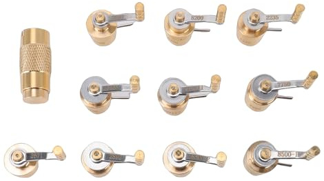 KELFEEAO Juego de bobinadora de latón, Herramienta de reparación de bobinadora de Reloj, Herramienta de bobinadora de Corona, Kit de reparación de Reloj de Pulsera DIY para Accesorios de