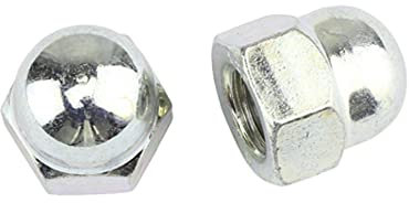 25 Stk DIN 1587 Sechskant-Hutmuttern M12 - Stahl verzinkt
