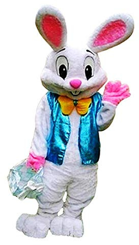 Lormaka Hot Easter Bunny Mascot Costume Rabbit Costume Performance Cosplay Party Fancy Dress Adult