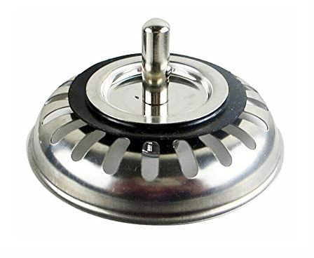 Premium Stainless Steel Kitchen Sink Waste Plug Strainer Basin Drainer Mesh Basket Filter 84mm Super Premium Stainless Steel Double Polished Quality