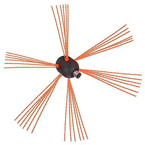 Jufjsfy Brosse de balayette de cheminée, outil de nettoyage flexible pour cheminée, brosse rotative pour le nettoyage des conduits de cheminée