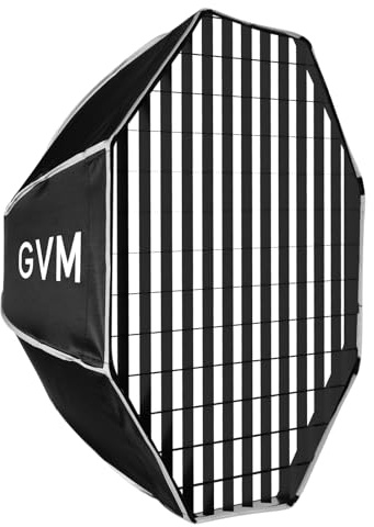 GVM Great Video Maker Lighting Soft Boxes Bowens Mount with Honeycomb Grid, Speedlight Umbrella Softbox Foldable with Carrying Bag for Studio Photography Speedlite Flash, 27