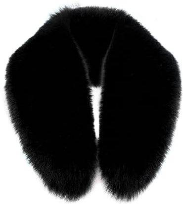 LICHENGTAI Collo in Pelliccia Sintetica Sciarpa da Donna in Pelliccia Sintetica Sciarpa Invernale Sintetica Collo Sciarpa in Pelliccia Sciarpa con Collo a Scialle per Cappotto Invernale da Donna