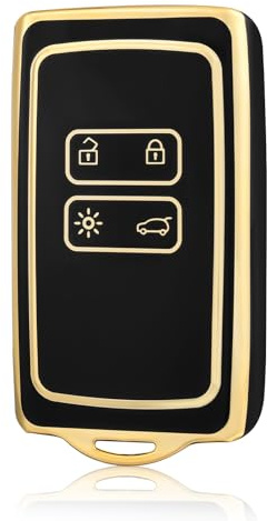 OFF WE GO Autoschlüssel Hülle für Renault Dacia Sandero Bigster Talisman | Schlüsselhülle Cover für Kadjar Clio Espace Megane Captur Arkana Gehäuse Cover Präzise Passform, Signalfreundlich, Kratzfest