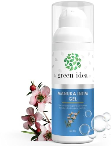 Green idea – Intim Vård för Kvinnor och Män – Manuka Gel – 100% Tvålfri – mot Lukt i det Intima Området – vid Klåda – Antibakteriell Effekt – pH-Neutral