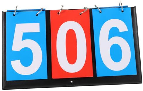Hemobllo Multifunktionale Tischtennis-anzeigetafel Tragbarer Score Counter Für Basketball Volleyball Und Dreistelliges Design Für Klare Ergebnisse Und Einfache Nutzung