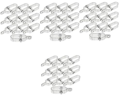 PRETYZOOM 4 Set Tendifilo Sospeso Strumento Tenditore Per Recinzione Tenditori Del Tenditore Filo Di Bloccaggio Strumento Di Filo D'acciaio Regolabile Silver Ferro Da Stiro 10 Pezzi * 4